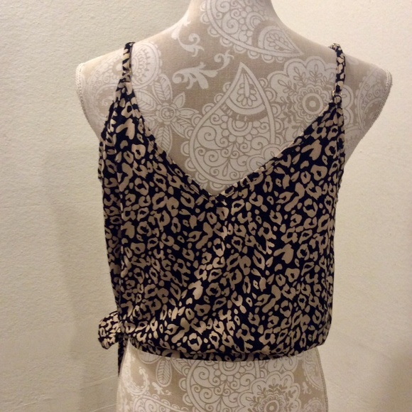 Honey Punch Beige  Leopard Print With Diamonds Size M - Picture 4 of 9